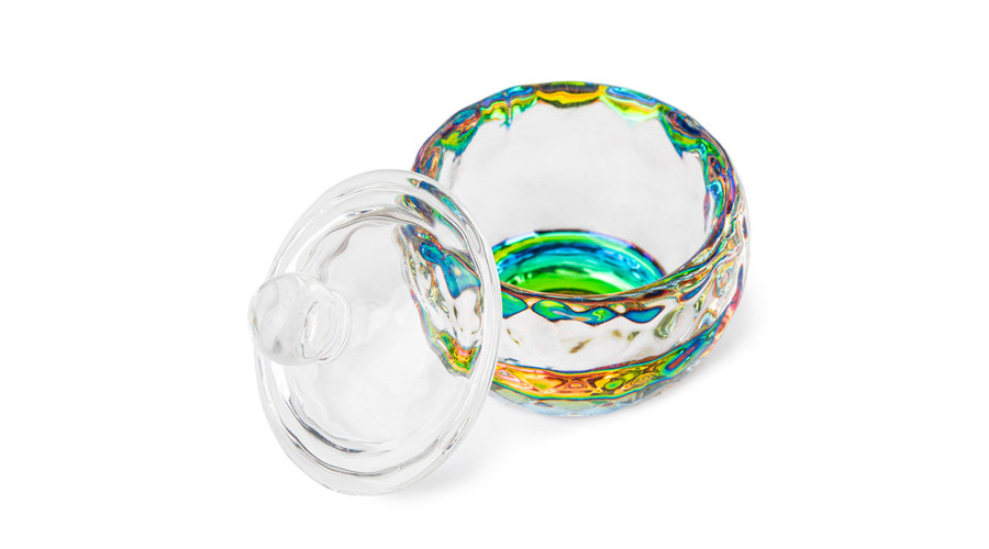 Image of Liquid tartó üvegcse tetővel clear
