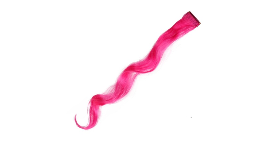 Image of Színes hajtincs - party fesztivál kellék - magenta