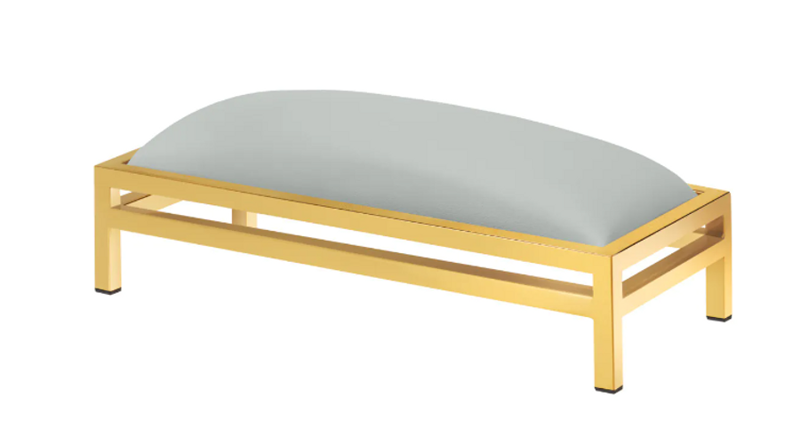 Image of Kéztámasz manikűr kéztartó párna szürke-arany M10