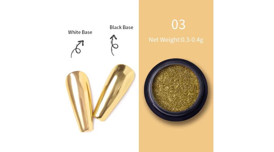 Image of Aurora chrome mirror por - Metal #03