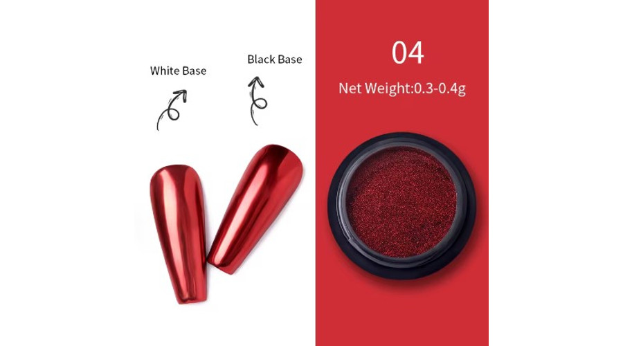 Image of Aurora chrome mirror por - Metal #04