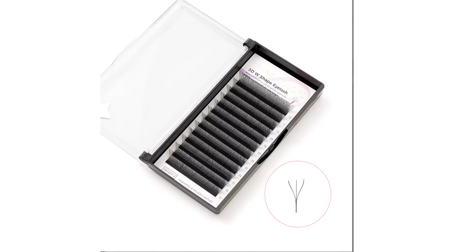 Image of 3D W Shape ProMade Szálas műszempilla 12 sor, 0,07 DD