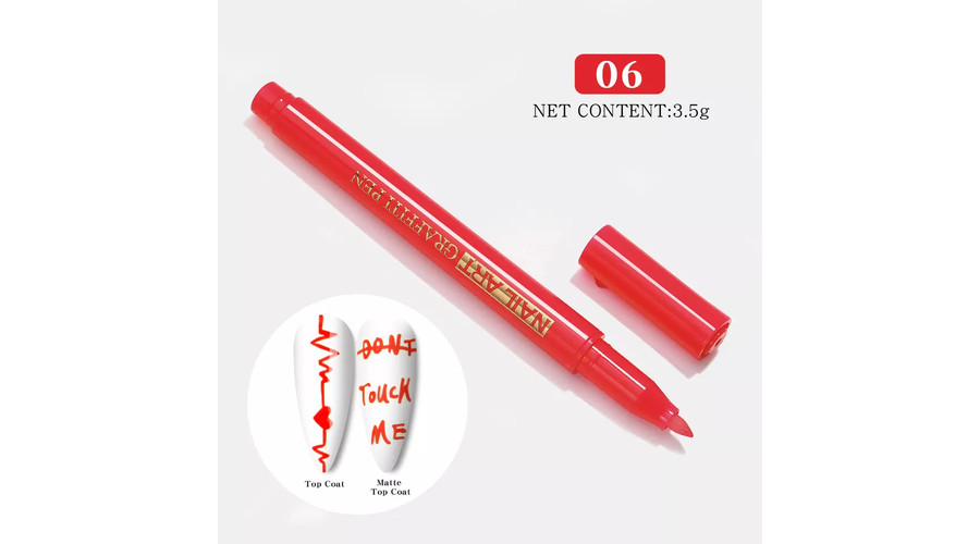 Image of Akril toll nail art pen - #5 piros
