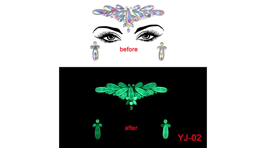 Image of Arc strassz sötétben világító FS-48