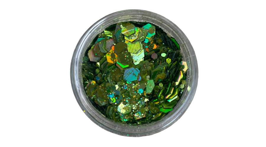 Image of Confetti mix #18 almazöld