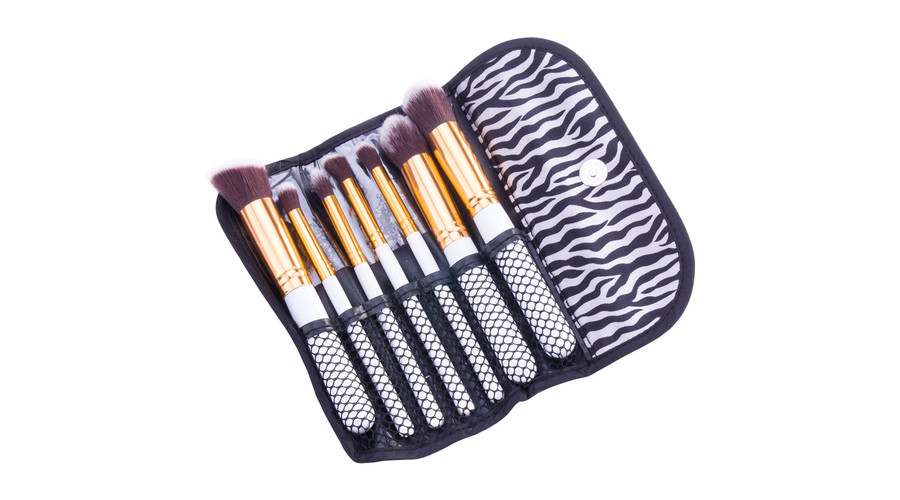 Image of Ecsettartó tok - 7 részes - zebra