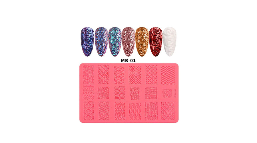 Image of 3D szilikon díszítő nyomdázó sablon #1