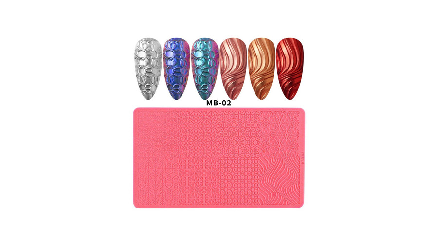 Image of 3D szilikon díszítő nyomdázó sablon #2