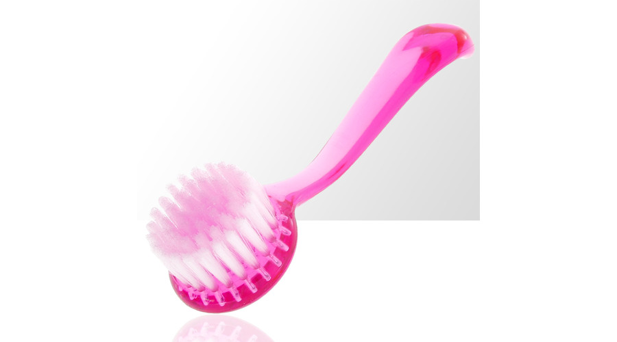 Image of Manikűr portalanító kefe nyeles pink