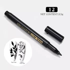 Kép 1/5 - Akril toll nail art pen - #1 fekete