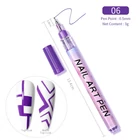 Kép 1/5 - Akril toll nail art pen - #6 lila