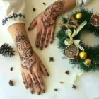 Kép 2/5 - Henna tetováló sablon #S13042L
