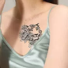 Kép 5/5 - Henna tetováló sablon #S13042L