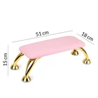 Kép 3/3 - Manikűr kéztámasz arany lábakkal - rószaszín 