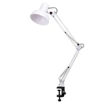 Asztali műkörmös lámpa kerek búra - fehér