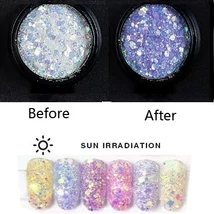 UV színváltó glitter #8