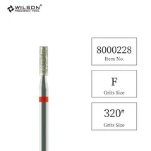  Csiszolófej Gyémánt Barrel  2,1  mm - piros - 8000229 F