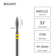  Csiszolófej Gyémánt Flame  2,3 mm  - piros - 8003222 F