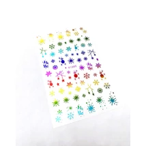 Körömmatrica - F1000-C Karácsony color