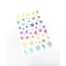 Körömmatrica - F1001-C Karácsony color