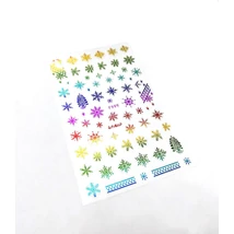 Körömmatrica - F999-C Karácsony color