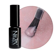 NiiZA Fiber Overlay Base üvegszálas base Rose Nude Shimmer gel 14ml