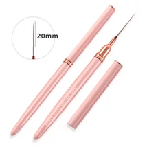 NiiZA műkörmös ecset #20 rózsaszín díszítő 20mm