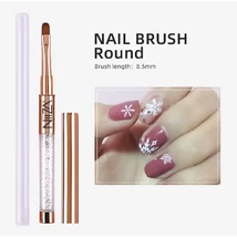 NiiZA műkörmös ecset #10 zselé kerek 8,5mm