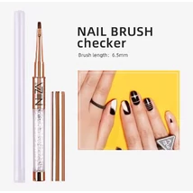 NiiZA műkörmös ecset #05 zselé lapos 6,5mm