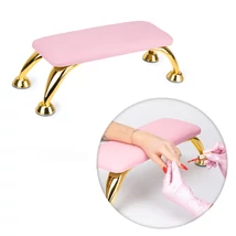 Manikűr kéztámasz arany lábakkal - rószaszín 