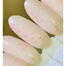 NiiZA Rubber Base Gel Flitter Peach 4ml