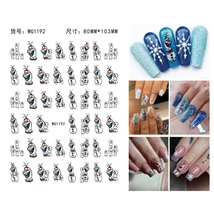 Körömmatrica - WG1192 Olaf karácsony