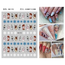 Körömmatrica - WG1193 Jégvarázs karácsony