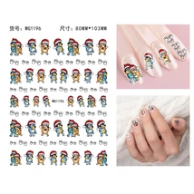 Körömmatrica - WG1196 Bluey karácsony