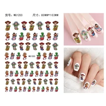 Körömmatrica - WG1203 Toy Story karácsony