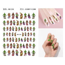 Körömmatrica - WG1238 Grincs Karácsony