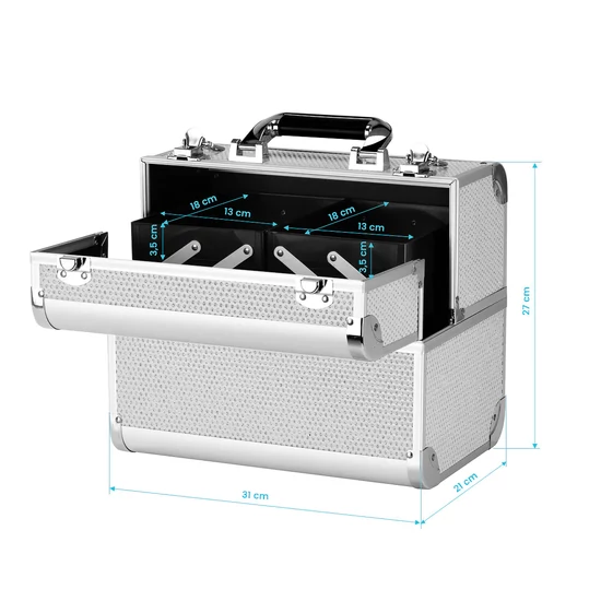Műkörmös táska - Silver
