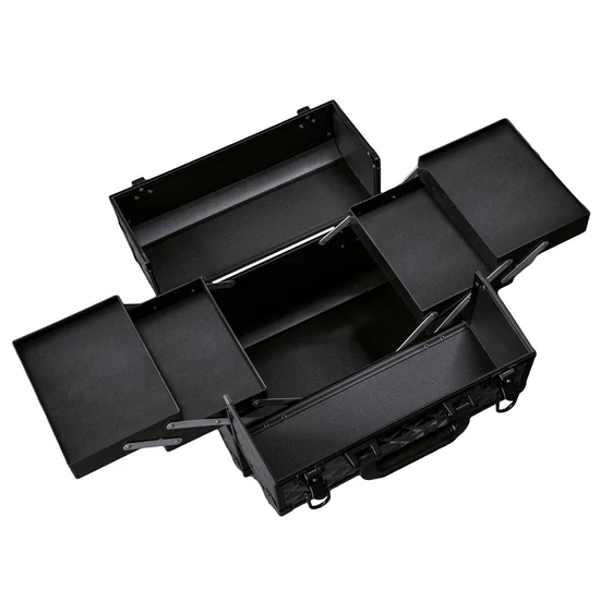 Műkörmös táska - L - fekete 3D