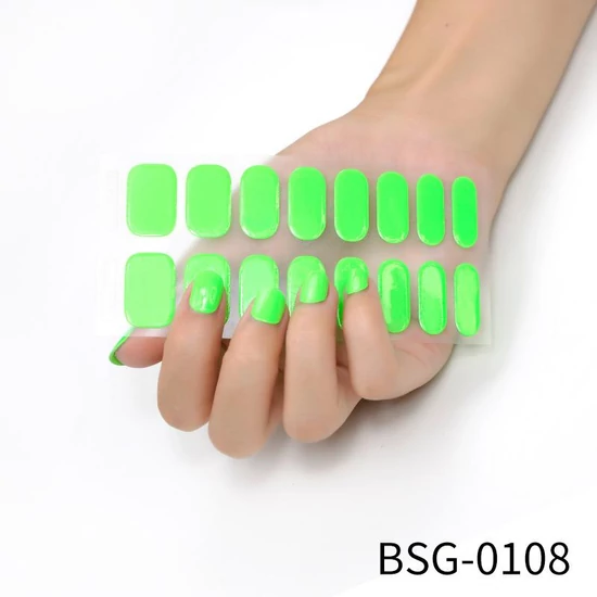 Gel effect körömlakkmatrica BSG-0108