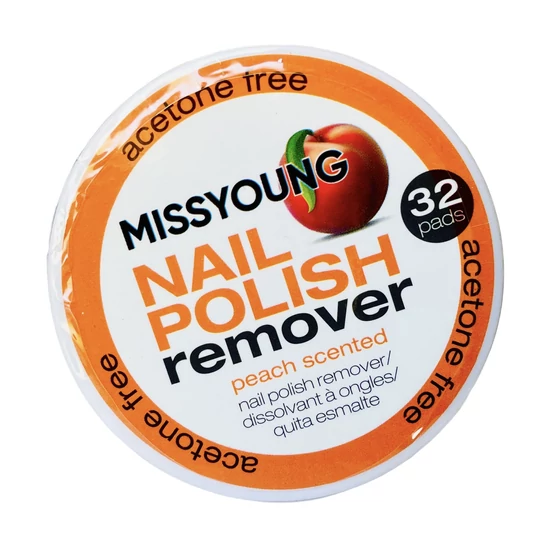 Nail Polish Remover - körömlakklemosó korong 32db - barack