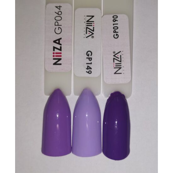 NiiZA Gel Polish Purple TRIÓ 64,149,190 (3x4ml)
