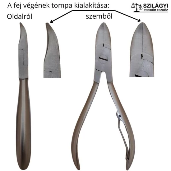 Szilágyi Diabétesz körömcsípő drótrugós 12 cm tompa fejvéggel