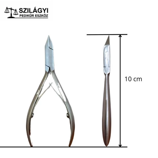 Körömcsípő rozsdamentes egyenes 10cm