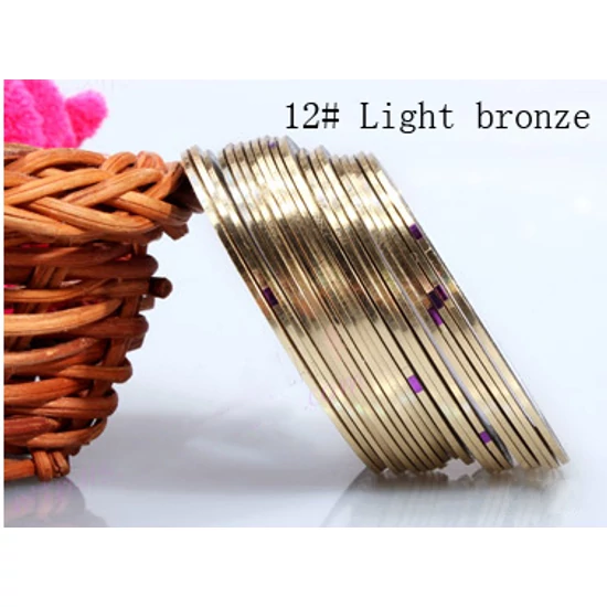 Díszítő szalag  12 light bronze