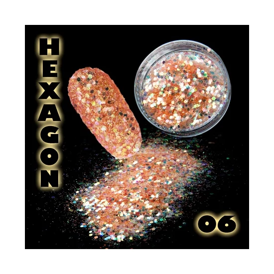 Hexagon flitter por 06.