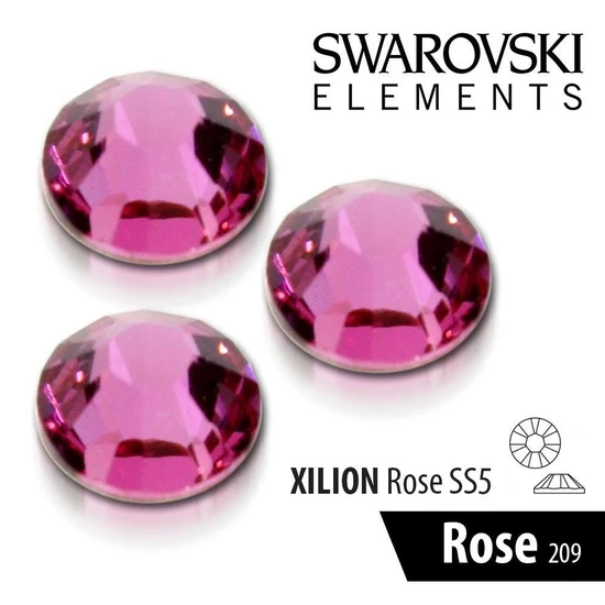Swarovski Strasszkő SS5 Rose