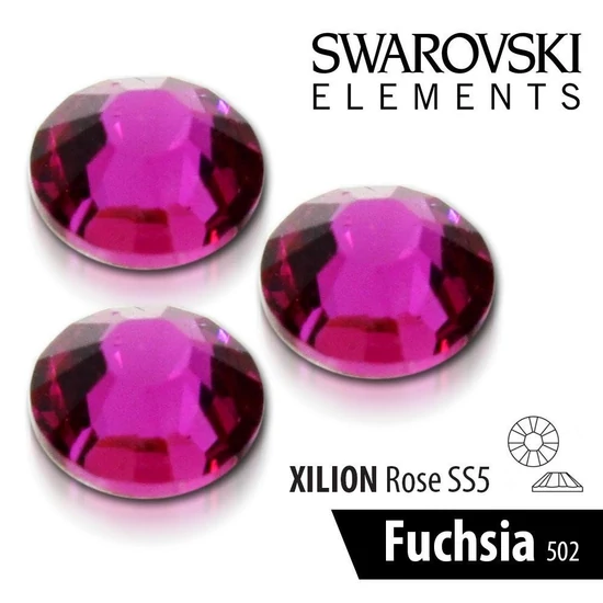 Swarovski Strasszkő SS5 Fuchsia