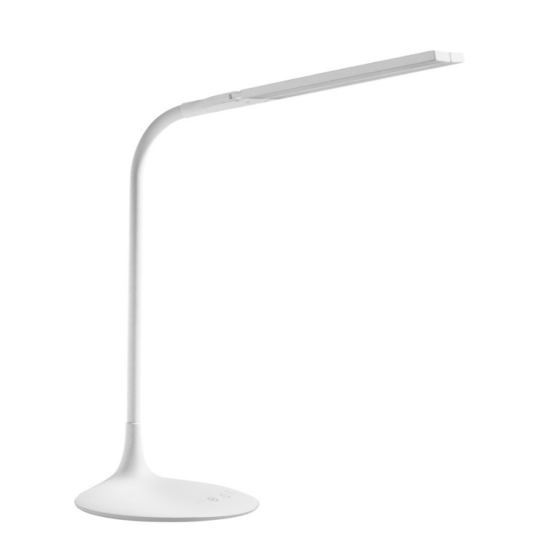 Asztali műkörmös lámpa  5W LED fehér - kétágú