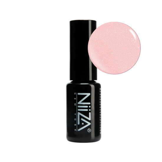 NiiZA Rubber Base Gel Glitter Pink 7ml
