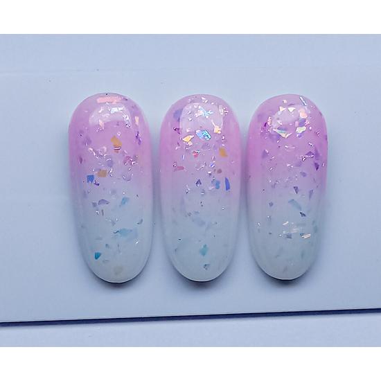 NiiZA Rubber Base Gel Holo Flakes II. 4ml